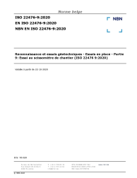 NBN EN ISO 22476-9:2020