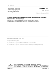 NBN EN 824:2013
