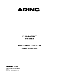 ARINC Characteristic 744:1990