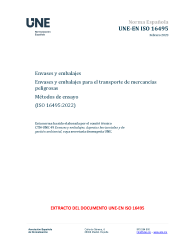UNE-EN ISO 16495:2023