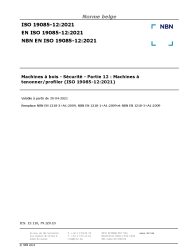 NBN EN ISO 19085-12:2021