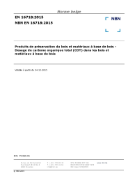 NBN EN 16718:2015