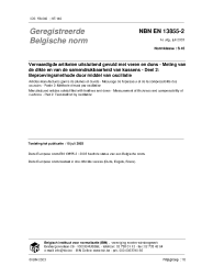 NBN EN 13855-2:2003