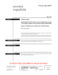 UNE-EN ISO 20079:2007