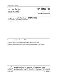 NBN EN ISO 5492:2009