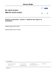 NBN EN 12255-9:2023