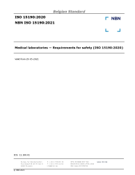 NBN ISO 15190:2021