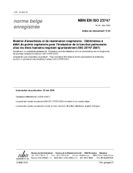 NBN EN ISO 23747:2009