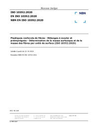 NBN EN ISO 10352:2020