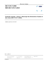 NBN ISO 7176-7:2019