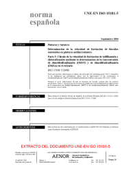 UNE-EN ISO 15181-5:2008