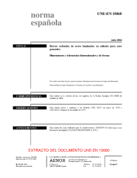 UNE-EN 10060:2004 (R2018)