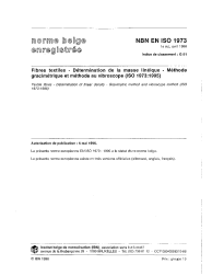 NBN EN ISO 1973:1996