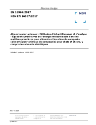 NBN EN 16967:2017