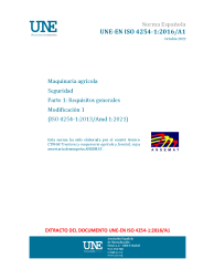 UNE-EN ISO 4254-1:2016/A1:2022