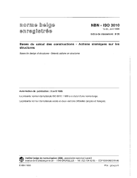 NBN ISO 3010:1993
