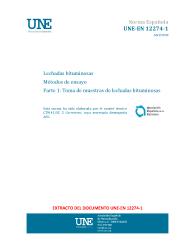 UNE-EN 12274-1:2020