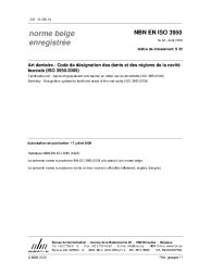 NBN EN ISO 3950:2009