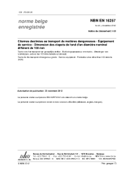 NBN EN 16257:2012
