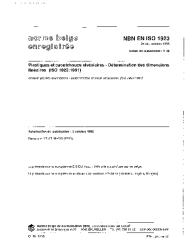 NBN EN ISO 1923:1995