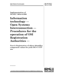 BS ISO/IEC 9834-3:1990