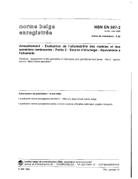 NBN EN 597-2:1995