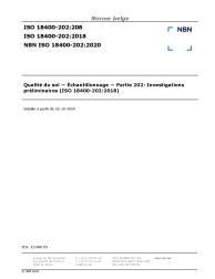 NBN ISO 18400-202:2020