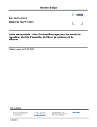 NBN EN 3675:2022