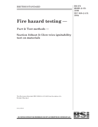 BS EN 60695-2-1/3:1996