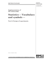BS ISO 3534-3:1985