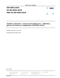NBN EN ISO 8654:2018