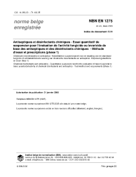 NBN EN 1275:2006