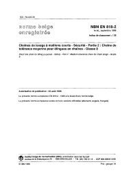 NBN EN 818-2:1996