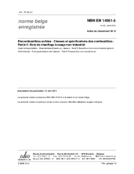NBN EN 14961-5:2011