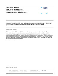 NBN ISO/DIS 45002:2021