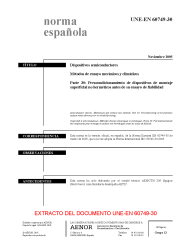 UNE-EN 60749-30:2005