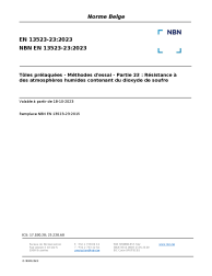NBN EN 13523-23:2023