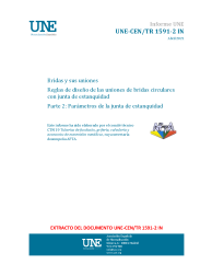 UNE-CEN/TR 1591-2:2021 IN