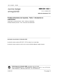 NBN EN 1402-1:2003
