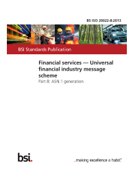BS ISO 20022-8:2013