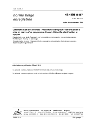 NBN EN 16457:2014