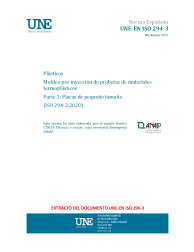 UNE-EN ISO 294-3:2021