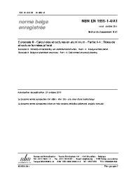 NBN EN 1999-1-4/A1:2011