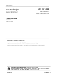 NBN EN 14384:2005