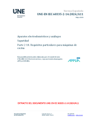 UNE-EN IEC 60335-2-14:2024/A11:2024