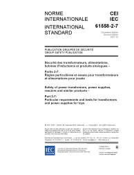 IEC 61558-2-7:2007