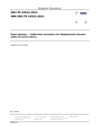 NBN ISO/TS 23521:2021