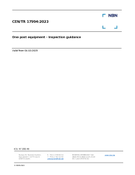 CEN/TR 17994:2023