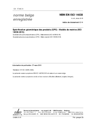 NBN EN ISO 14638:2015