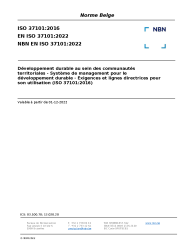 NBN EN ISO 37101:2022